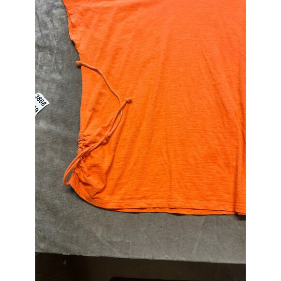 Lane Bryant‎ Womens Orange Top Plus Size 22/24 Cool Casual Cotton Slub Soft - Picture 2 of 6